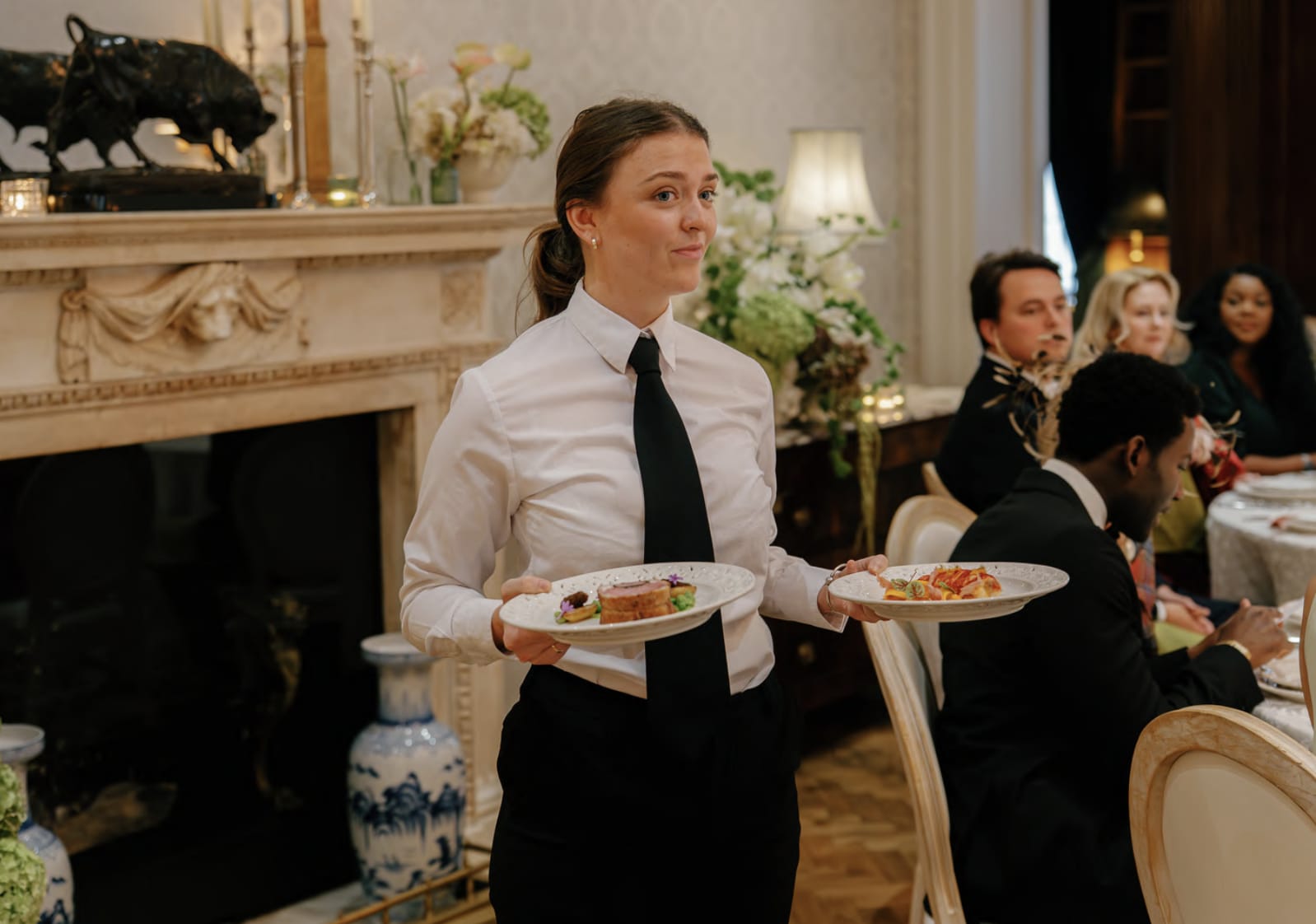 Private celebration dining service at No. 30 Knightsbridge