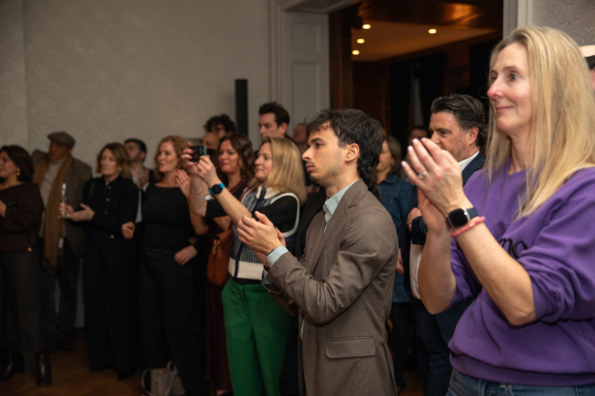 Guests attending a corporate event at No. 30 Knightsbridge